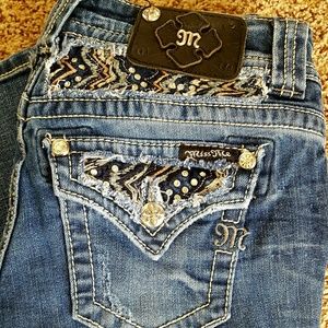 Miss Me | Jeans | Miss Me Skinny Jeans With A Cross On The Pockts